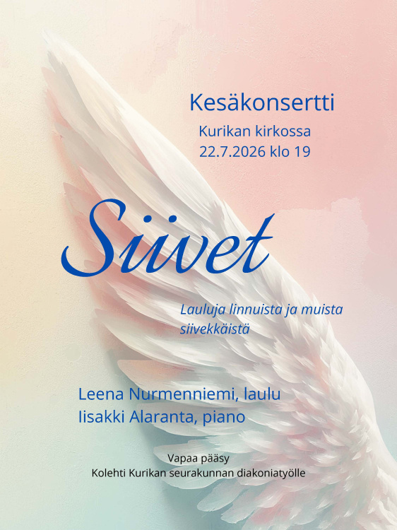 Kesäkonsertti Kurikan kirkossa