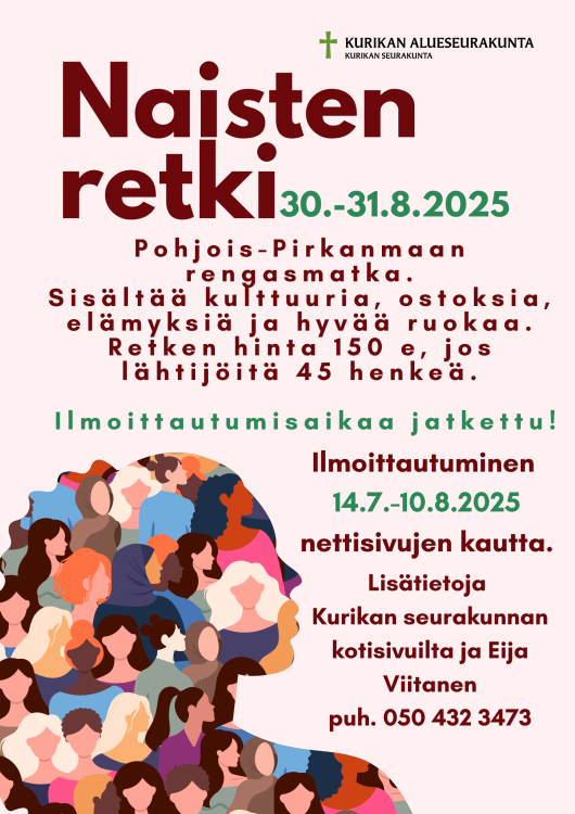Naisten retki, Pohjois-Pirkanmaan rengasmatka Naisten retken mainos
