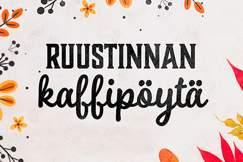Ruustinnan kaffipöytä Ruustinnan kaffipöytä