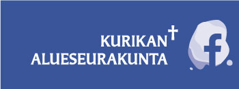 Tekstinä: Kurikan alueseurakunta. Kuvana Facebookin logo.